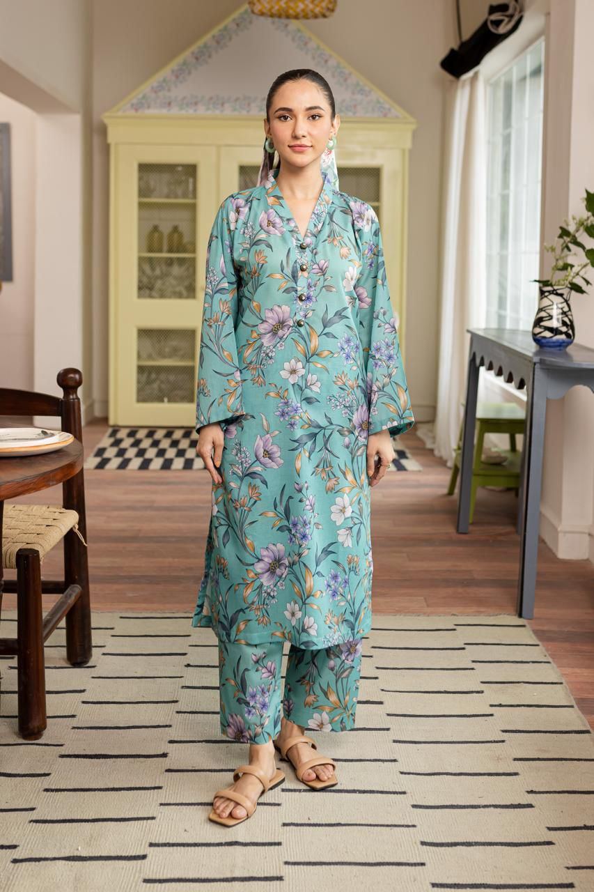 Stitched 2PC Khaddar Suit - PRT043