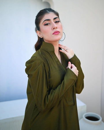 Moss Green Two Piece Suit