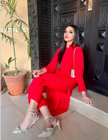 Red Marina Tunic