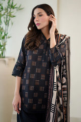 SM01 - Sahar Unstitched 3 Piece Lawn