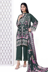 KA001 - Khaadi Printed Viscose Satin  3P