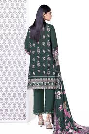 KA001 - Khaadi Printed Viscose Satin  3P