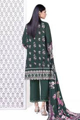 KA001 - Khaadi Printed Viscose Satin  3P