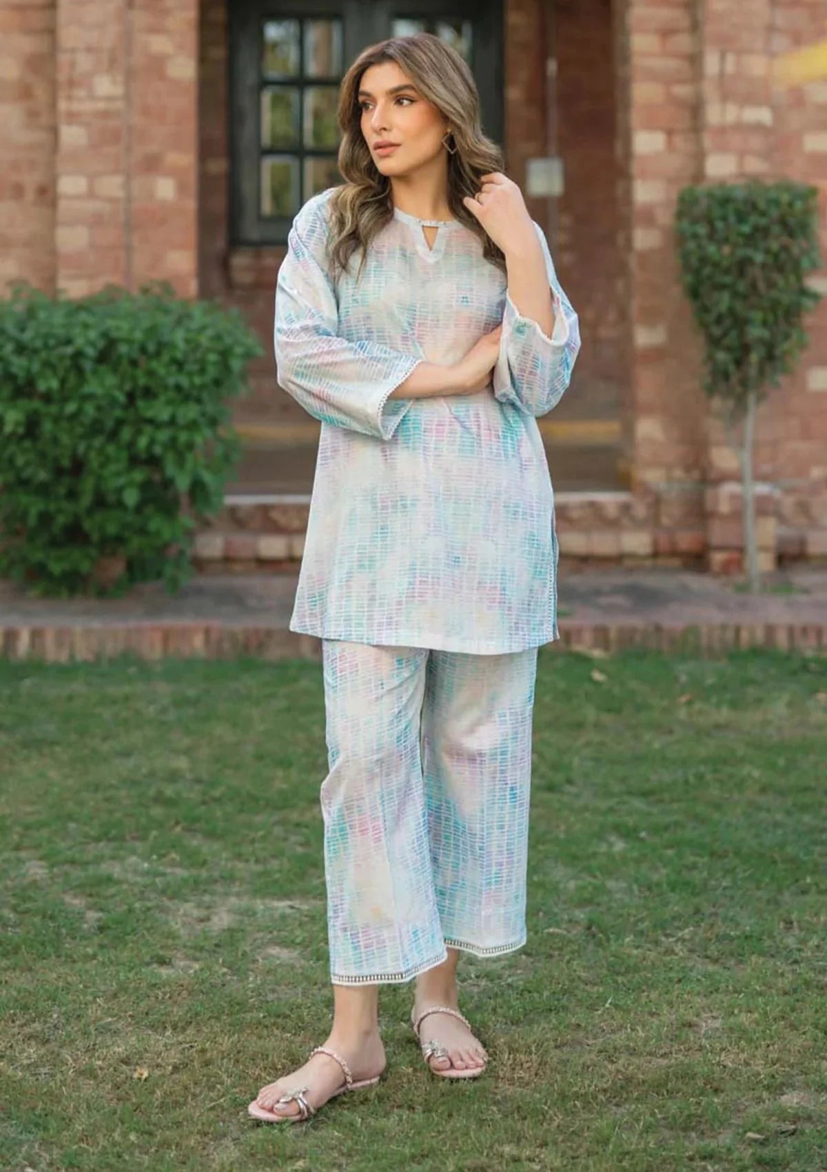 SM05 - Sahar Unstitched 2 Piece Lawn