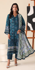 AF4 -AAFREEN Embroidered Karandi 3 Piece
