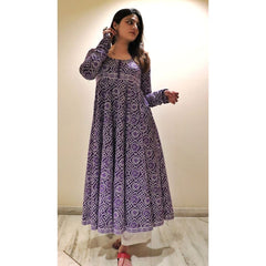 Purple  Maxi Set