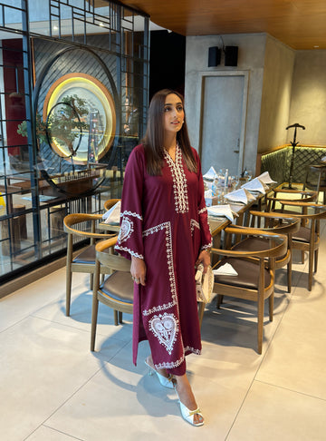 Majestic Spade Georgette Fabric
