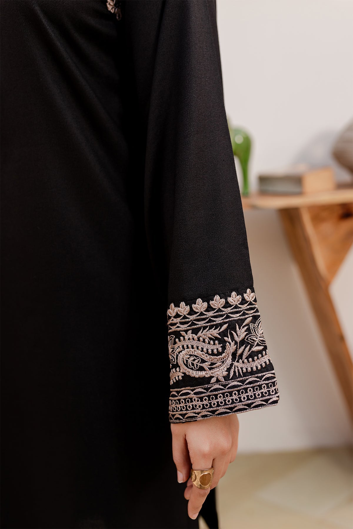 2PC Embroidered Dress - BB06