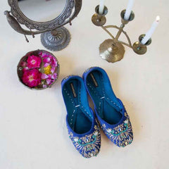 Feroza Khussa (Blue) - Jooti Shooti