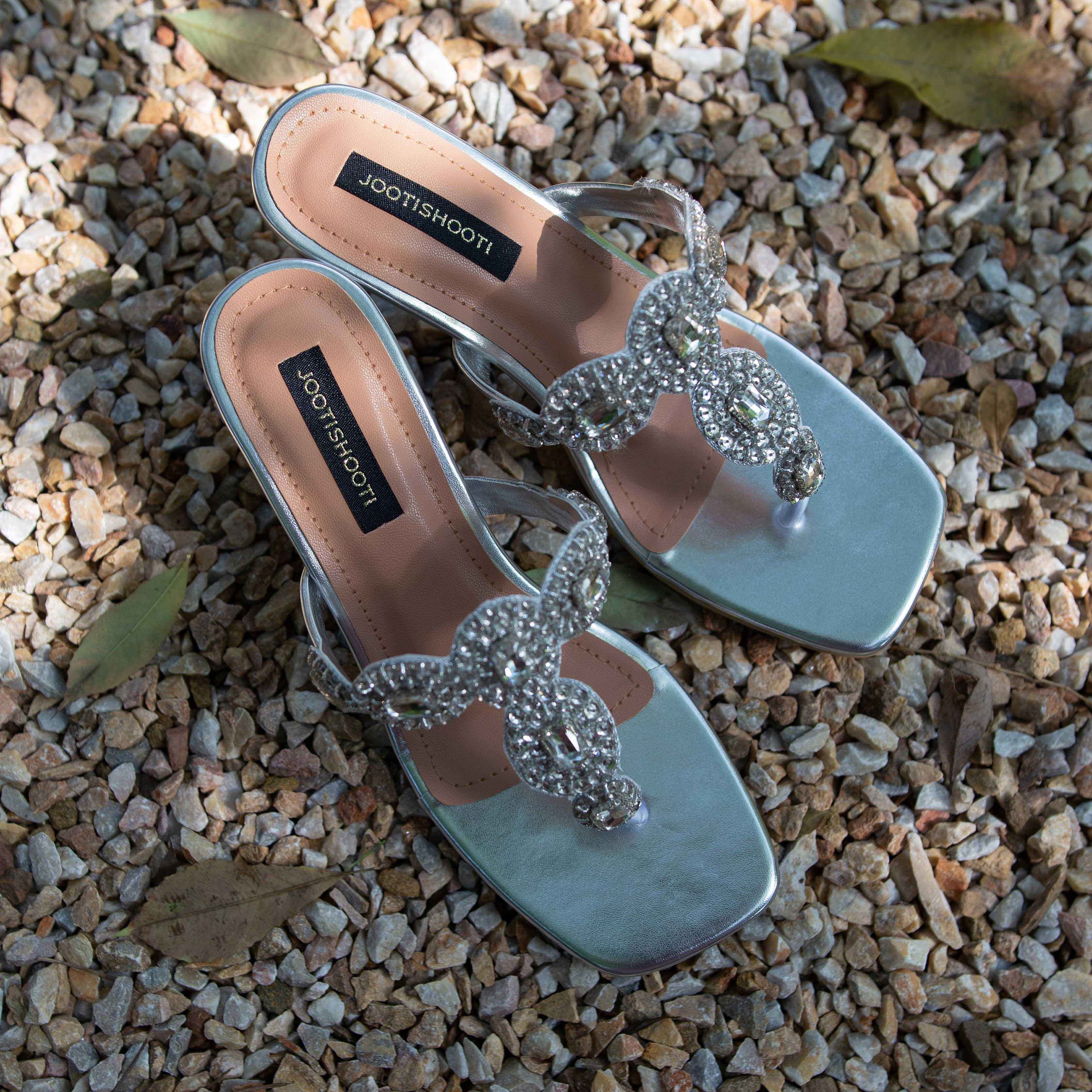 Selena Silver Heels - Jooti Shooti
