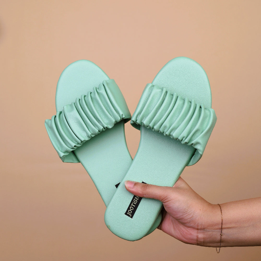 Scrunch It Up Mint Green