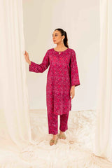 Printed 2PC Dress- PR17
