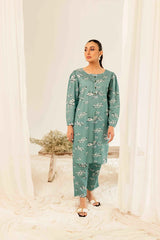 Printed 2PC Dress- PR10