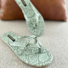 Mint Green Ash Slides - Jooti Shooti