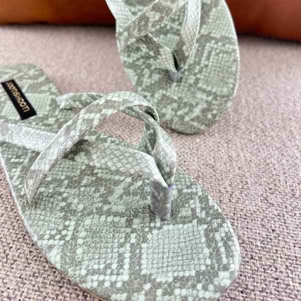 Mint Green Ash Slides - Jooti Shooti