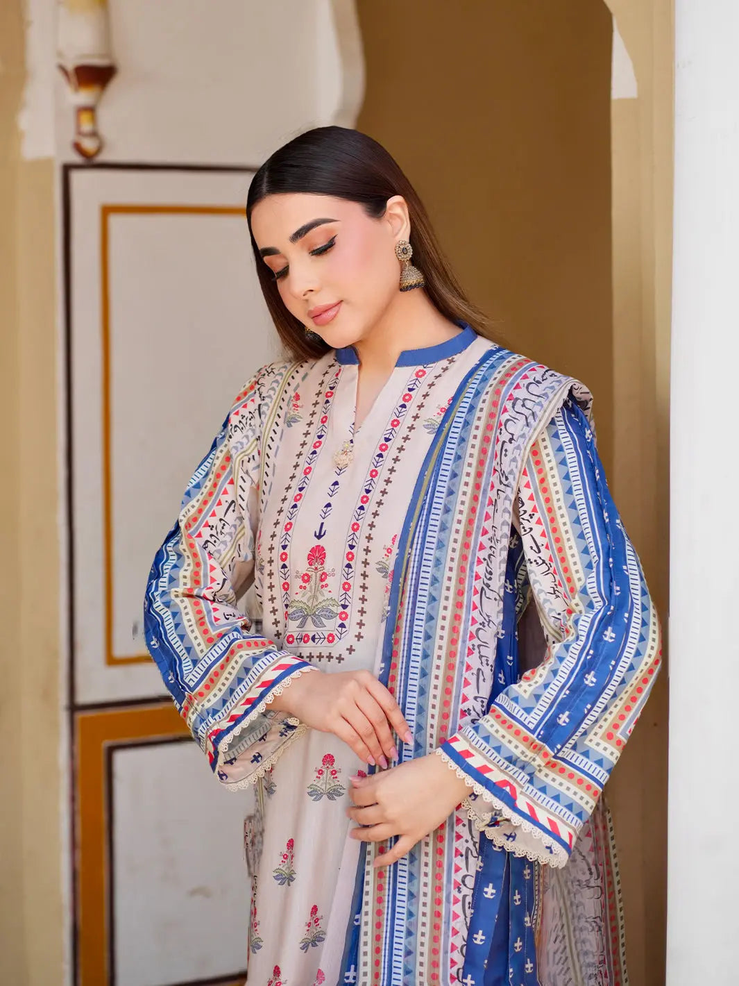 Asbaab | 3 Piece | Printed Tngmdstore