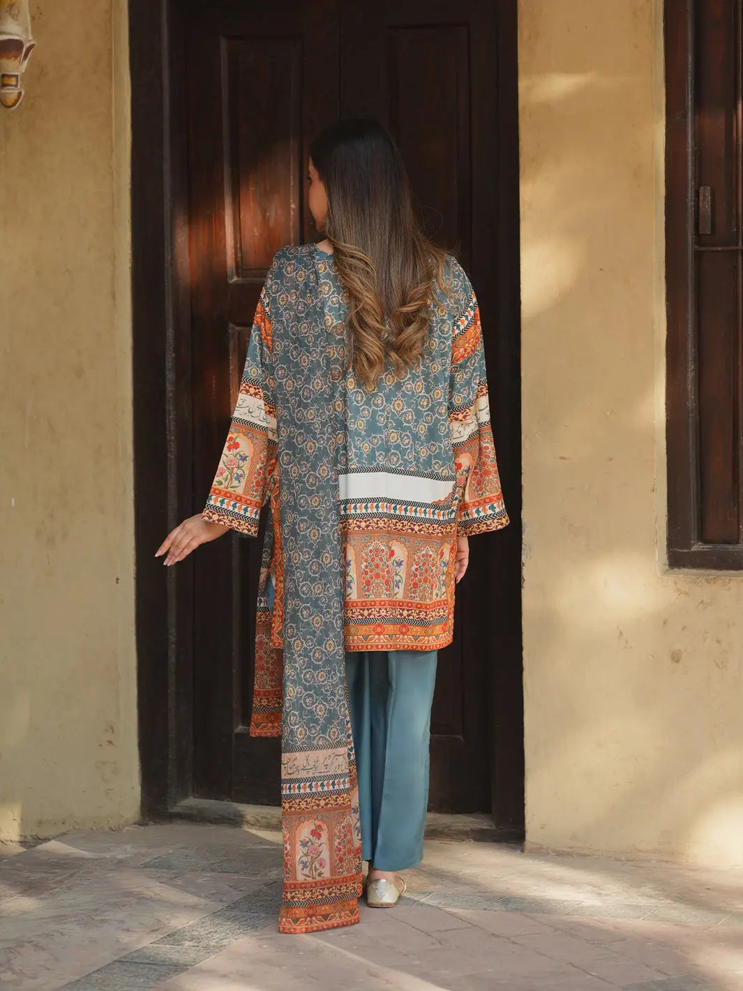Mehraab | 3 Piece | Printed Tngmdstore