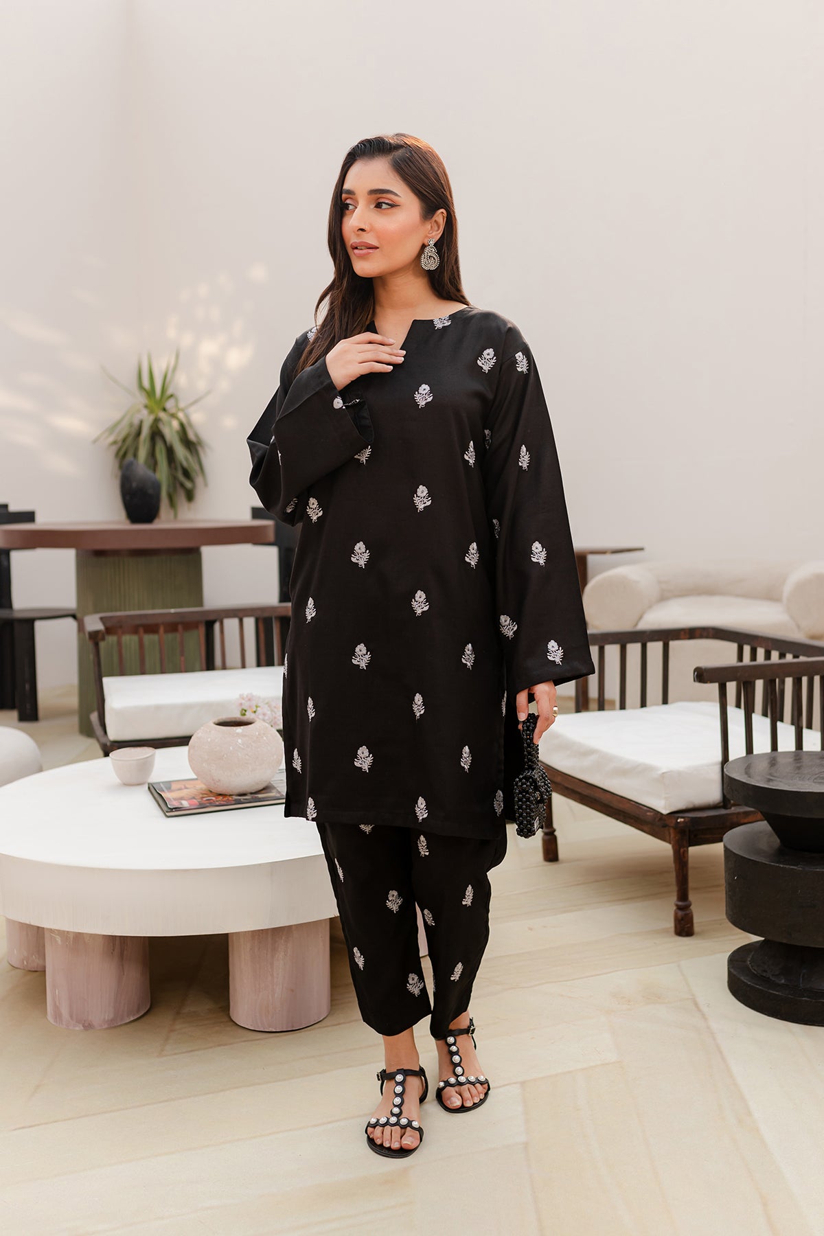 Embroidered 2PC Dress - GB25