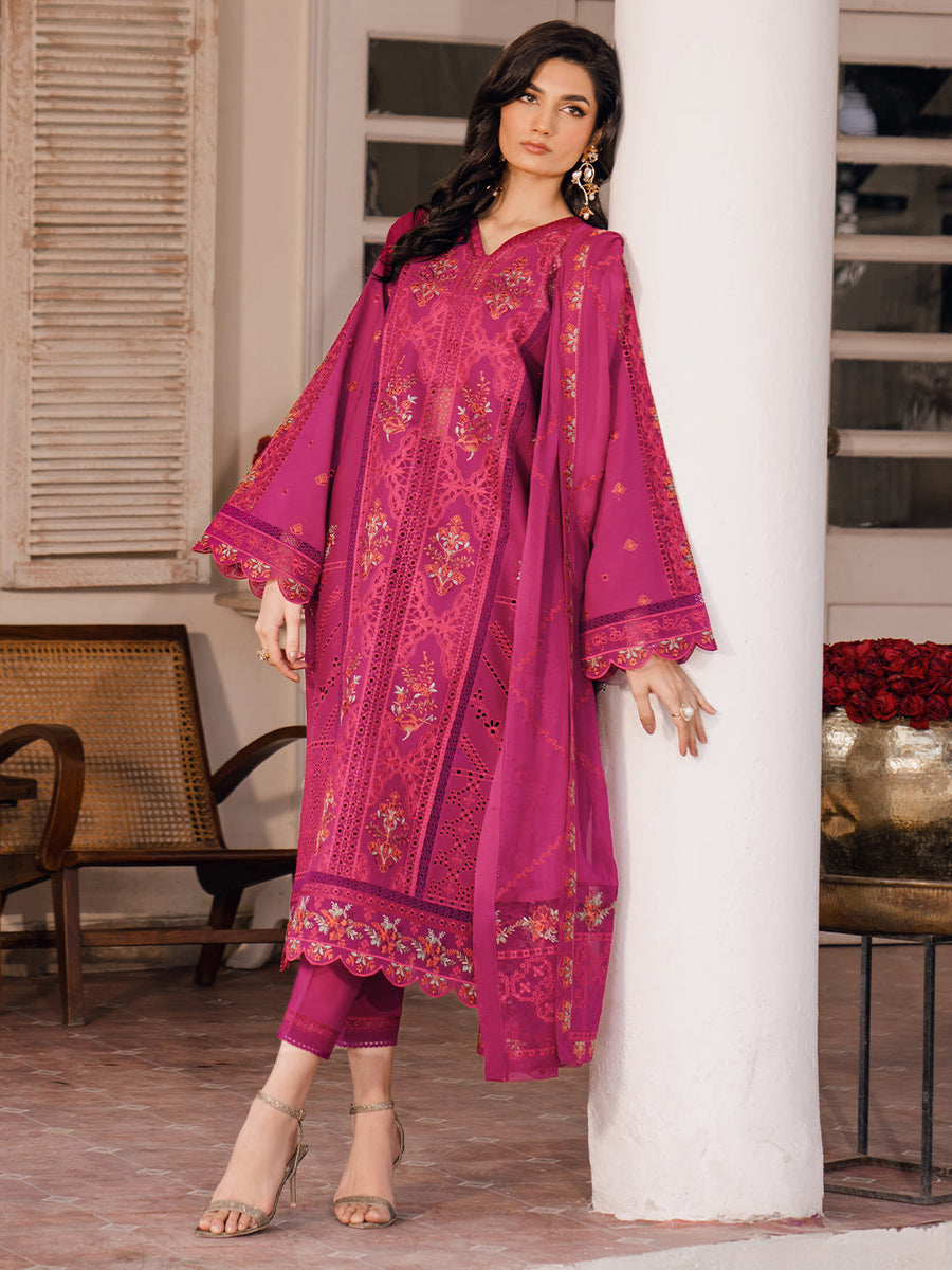 Kiraz - Embroidered Luxury Lawn 3P