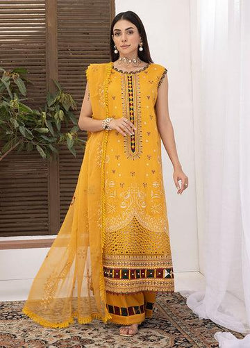 D-08 Flora - Viscose Embroidered 3P