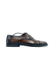 Luxury Brown Handmade Oxfords Shoes