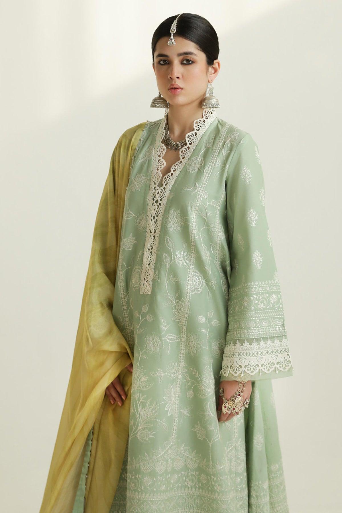 Mahi 1B - Eid Embroidered Lawn 3P