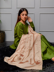 Iqbal Ka chand Stole (Beige)
