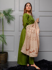 Iqbal Ka chand Stole (Beige)