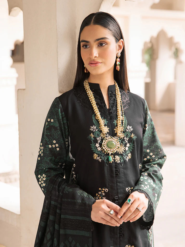 1A - Khaddar Embroidered 3P