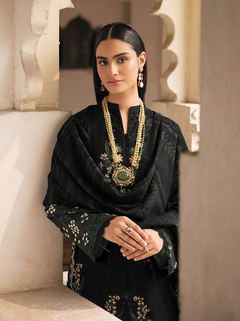 1A - Khaddar Embroidered 3P