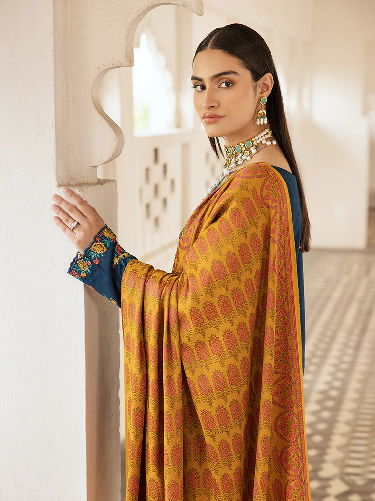 2A - Khaddar Embroidered 3P