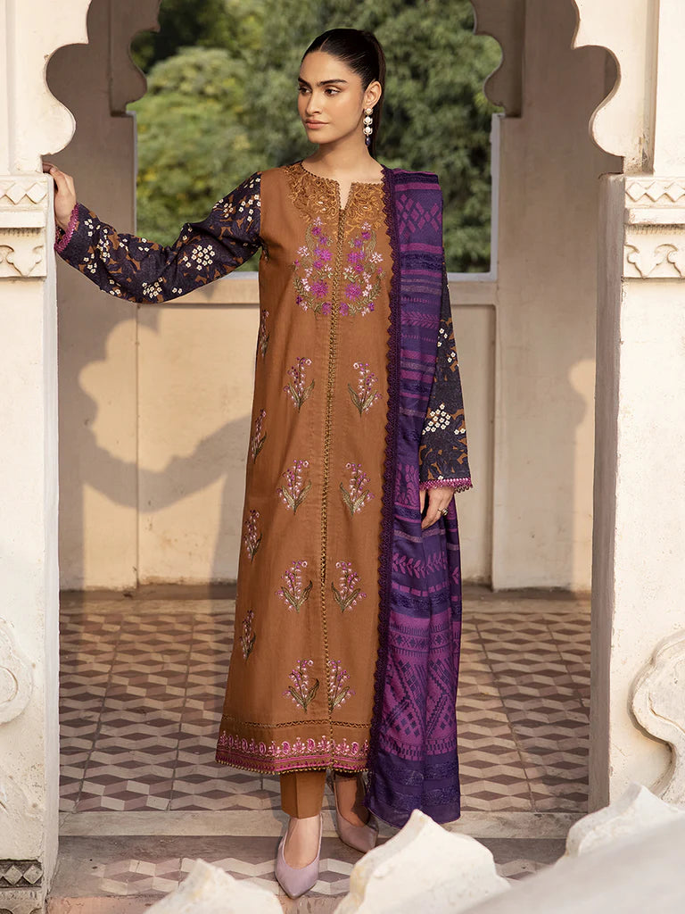 1B - Khaddar Embroidered 3P