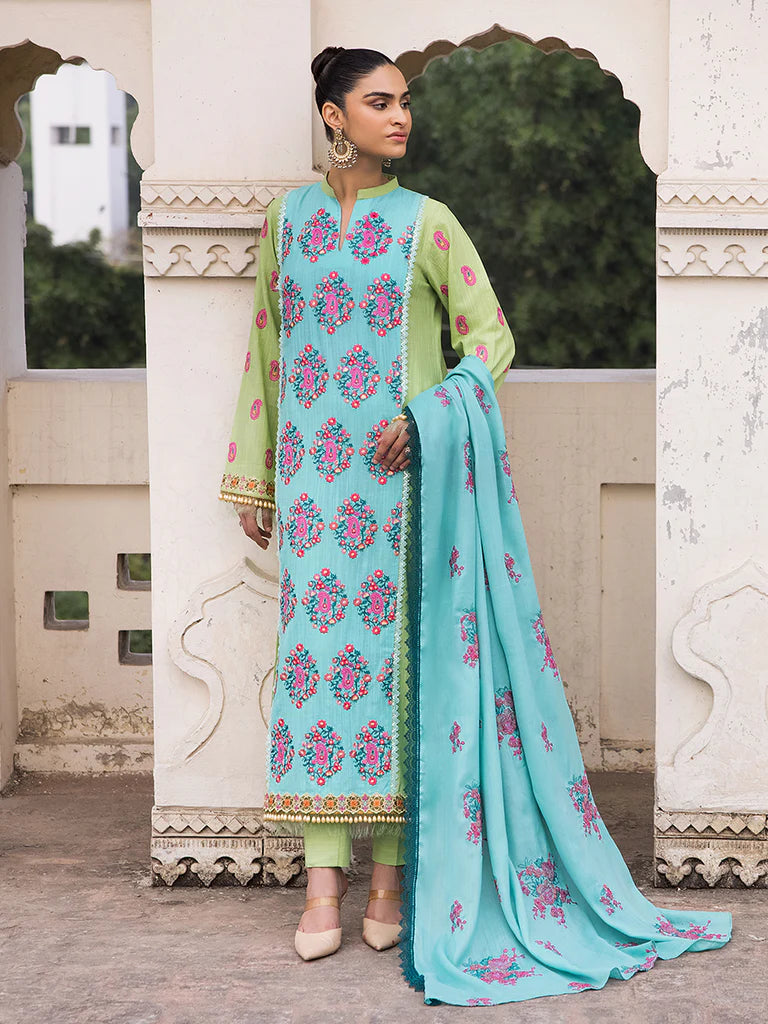 3B - Khaddar Embroidered 3P