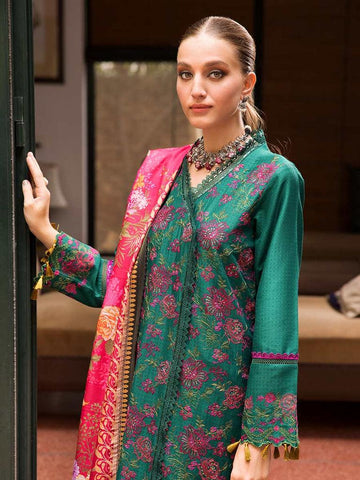 4-A Eid Embroidered 3P-Lawn