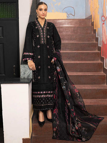 2-B Eid Embroidered 3P-Lawn