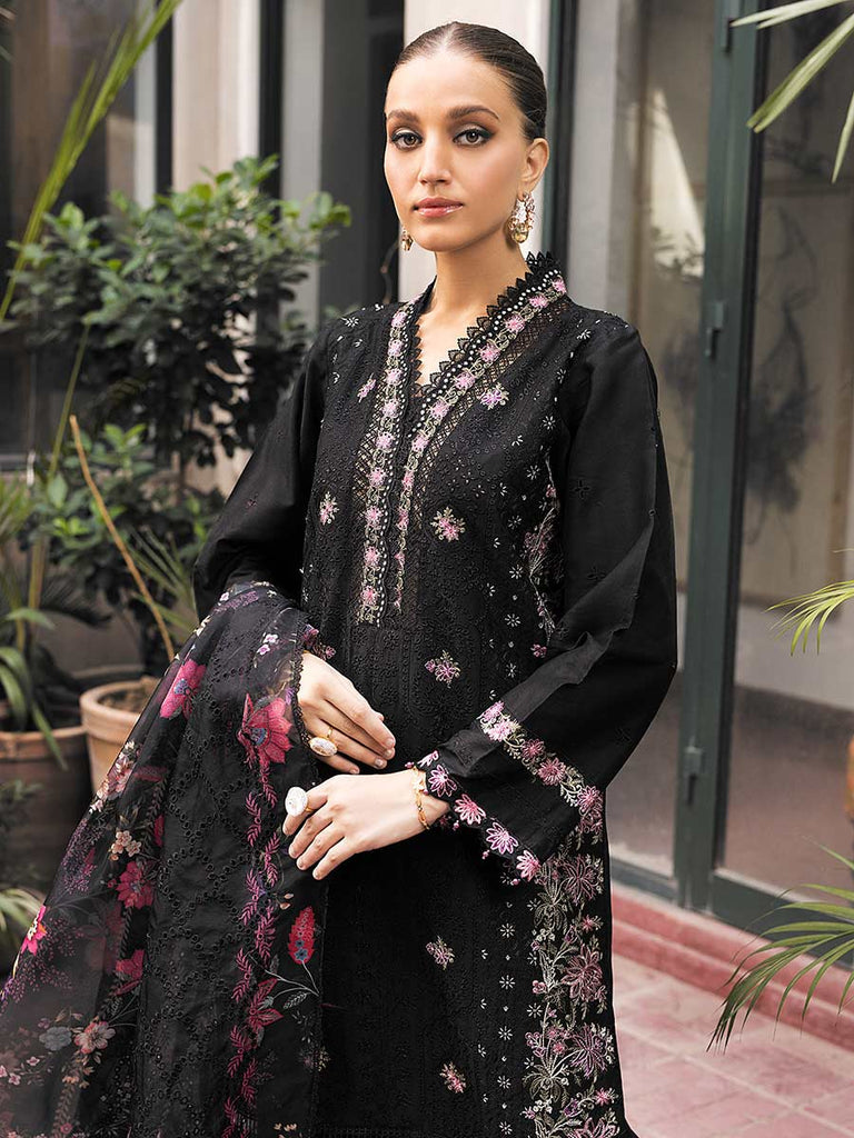 2-B Eid Embroidered 3P-Lawn