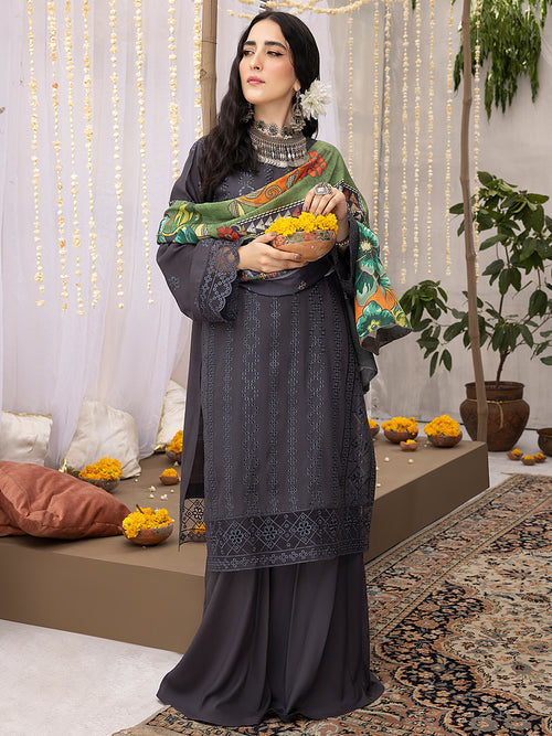 ML - 01 Embroidered Linen 3P
