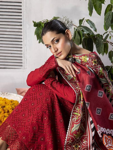 ML - 12 Embroidered Linen 3P