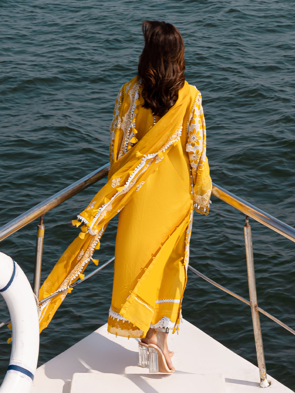 MS-02 - Embroidered Luxury Lawn 3P