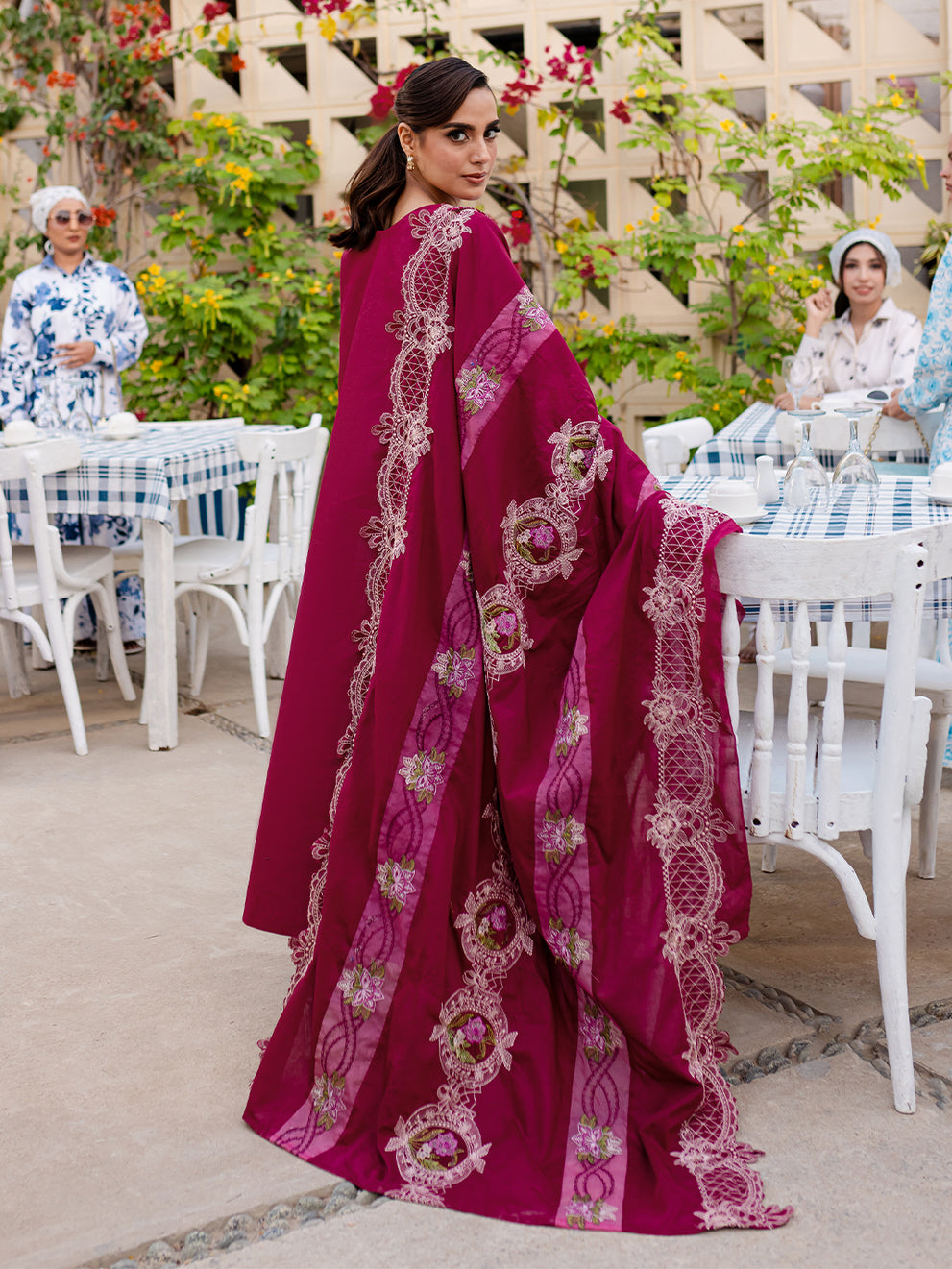 MS-03 - Embroidered Luxury Lawn 3P