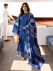 MS-06 - Embroidered Luxury Lawn 3P