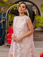 MS-07 - Embroidered Luxury Lawn 3P