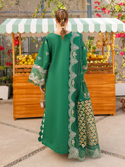 MS-09 - Embroidered Luxury Lawn 3P