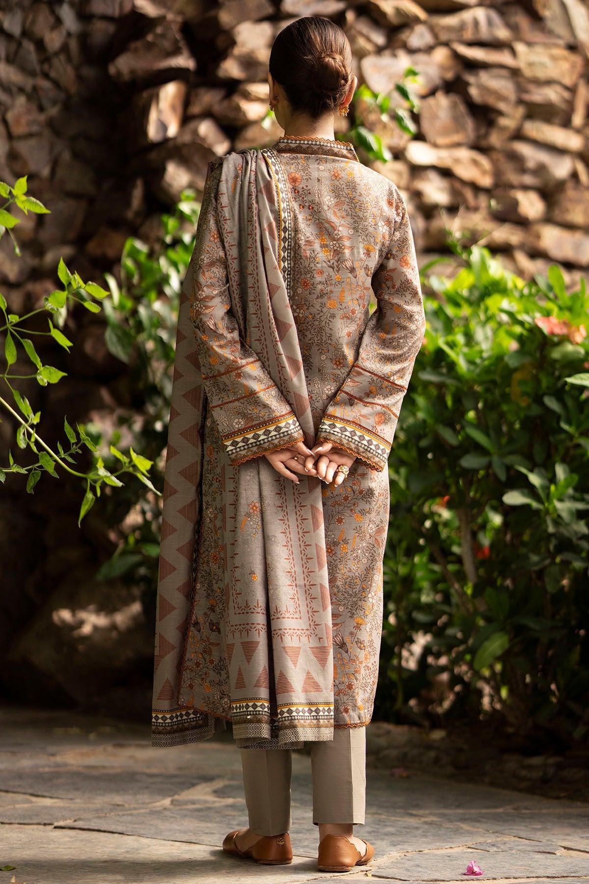 4365 A - Digital Printed Khaddar 3P