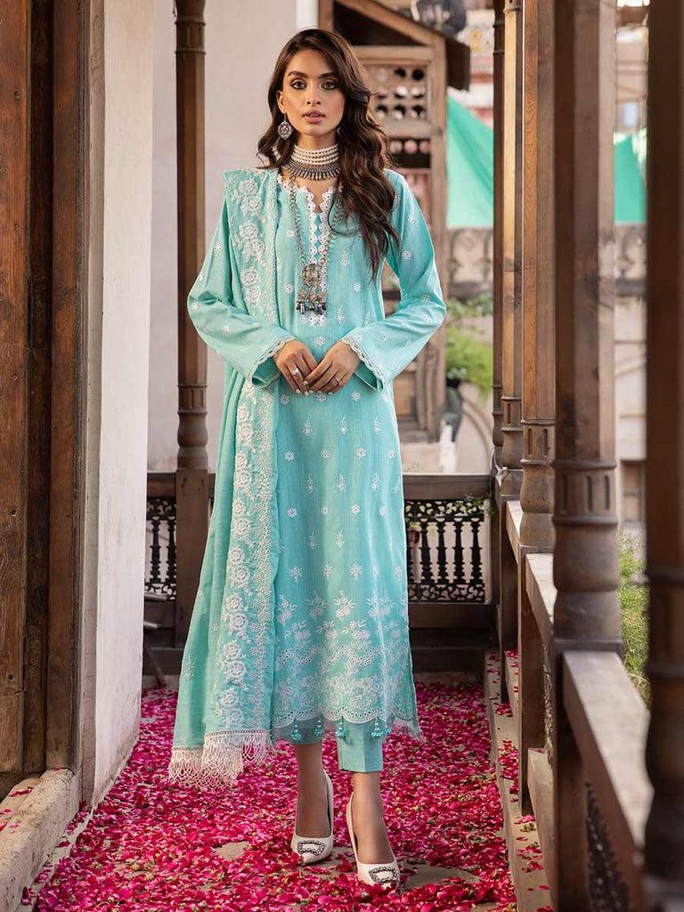 D-03 | ChikanKari Khaddar Embroidered 3P