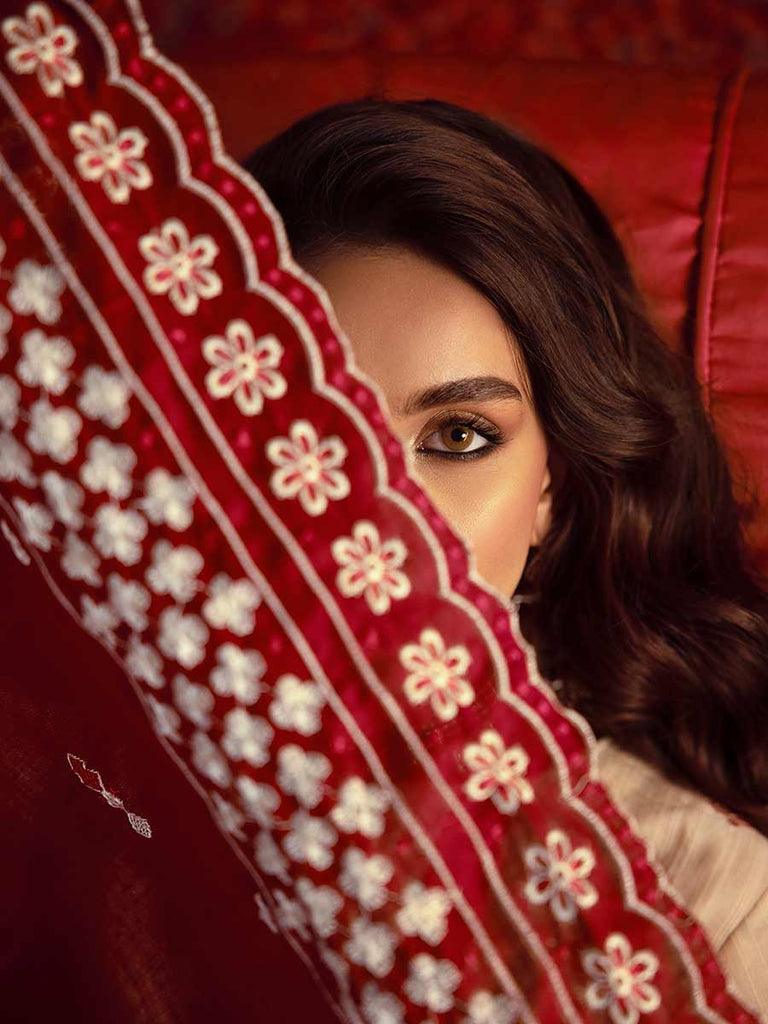 D-09 | ChikanKari Khaddar Embroidered 3P
