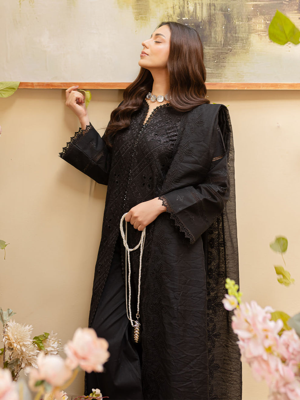 OBSIDIA | 3 PC Embroidered Lawn