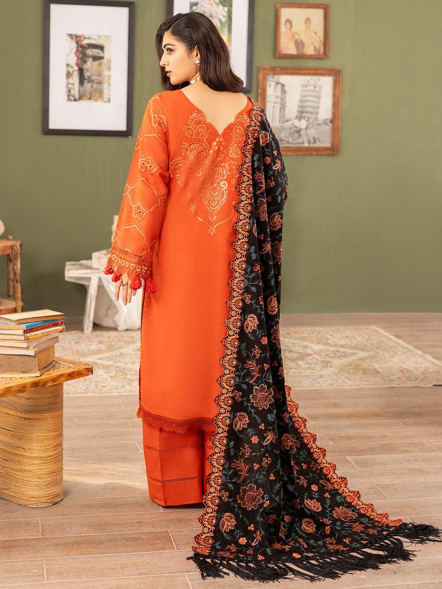 RB 01 - Luxury Khaddar Embroidered 3P