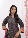 Urooj Stitched 3 Pc (Black)