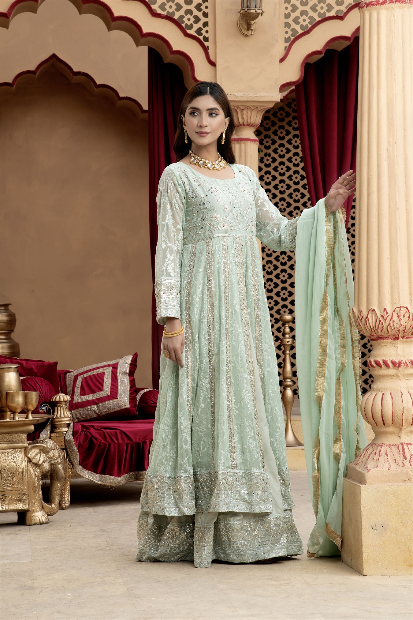 KURTI-B-007-AQUA